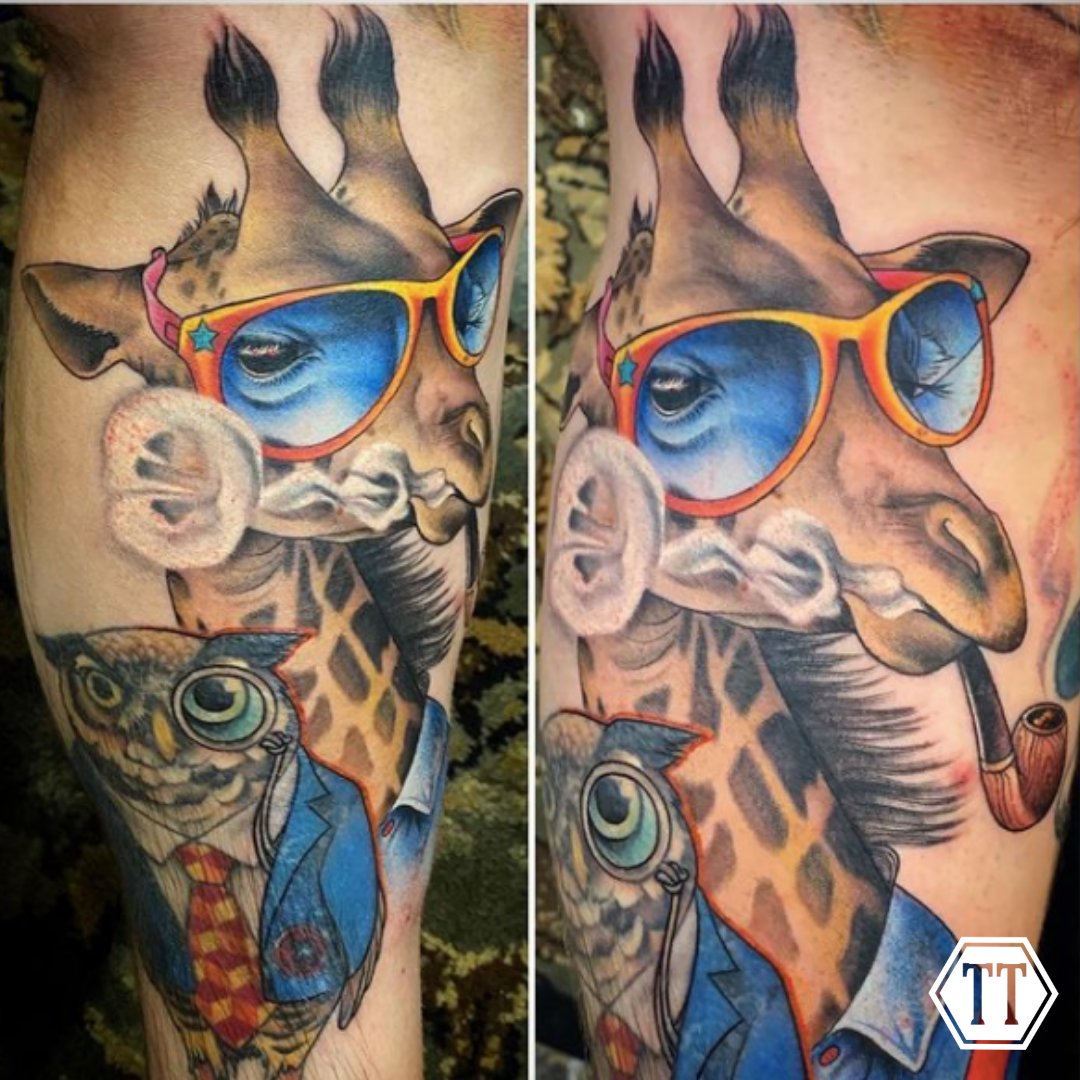 TymelessNY's tweet photo. How cool is this!? 🦒🦒
Follow @kyleproiatattoo 📸
•
•
•
•
•
•
#syracusetattoos #syracusetattoo #tymeless #tymelesstattoo #tattoo #tattoos #tattooed #ink #inked #coloredtattoos #syracuse #bville #baldwinsville #upstateny #cny #oswego #newyork #sleeve https://t.co/8V0vRrlegA
