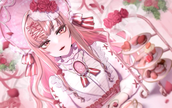 #見た人も無言でピンク髪美少女貼れ 