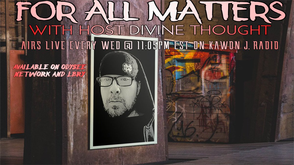 RepostRoom's tweet image. ODYSEE &amp;amp; LBRY EXCLUSIVE!!

PSA FROM DIVINE THOUGHT HOST OF #ForAllMatters PODCAST ABOUT SOME RECENT CURRENT EVENTS

CLICK LINK BELOW:
odysee.com/@ForAllMatters…