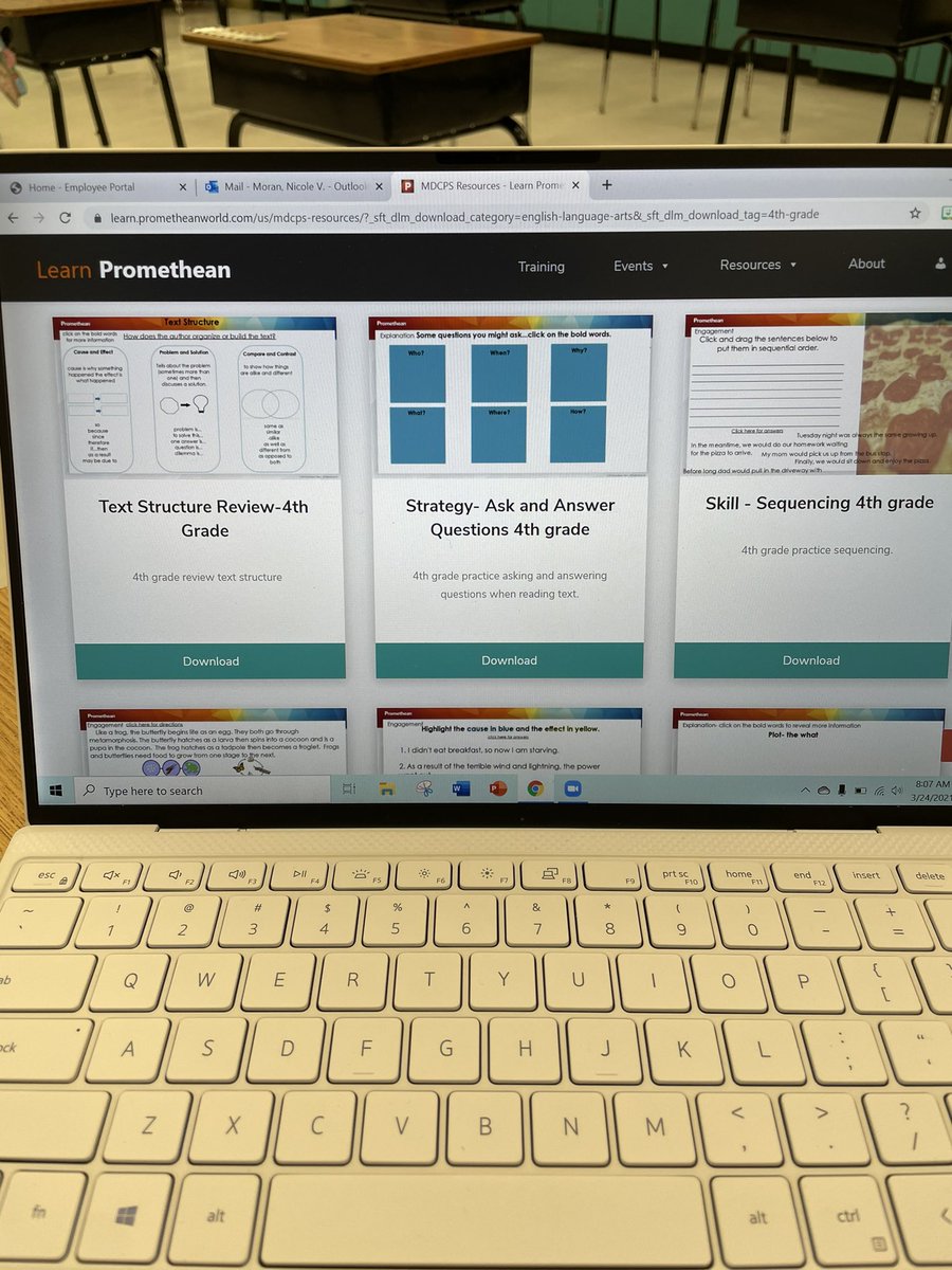 Can’t wait to use these awesome resources with my students! Thank you for another great training! @LearnPromethean #MDCPSIgniteEngagement