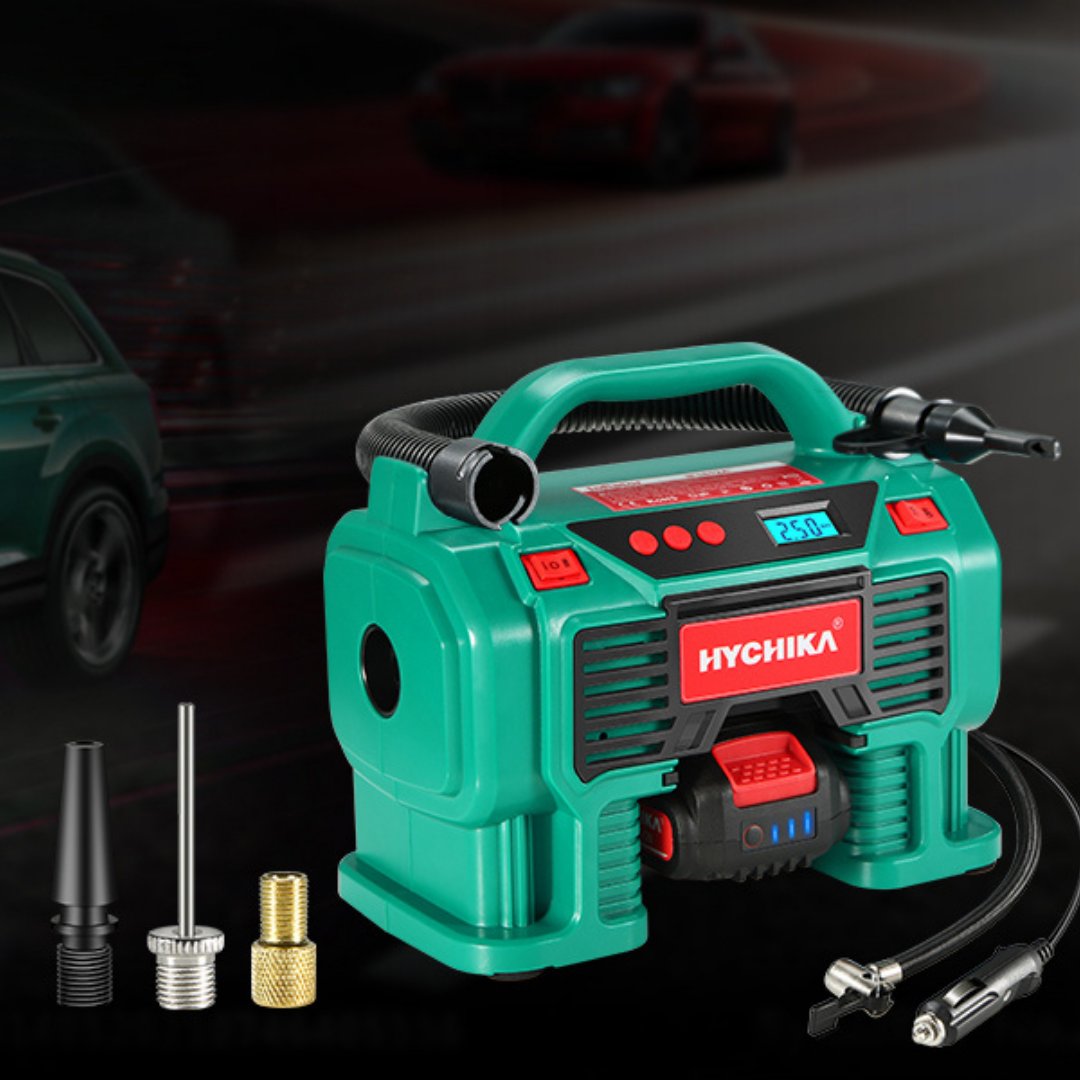 HychikaTools's tweet image. 160PSI Portable @hychikatools Air Pump with 2A Battery 1H Fast Charger, Tires Inflation &amp;amp; Deflation with Digital Gauge LED Light Air Inflator for Indoor Outdoor Traveling Use. bit.ly/3s2v4B6

#hychika #hychikatools #powertools #airpump