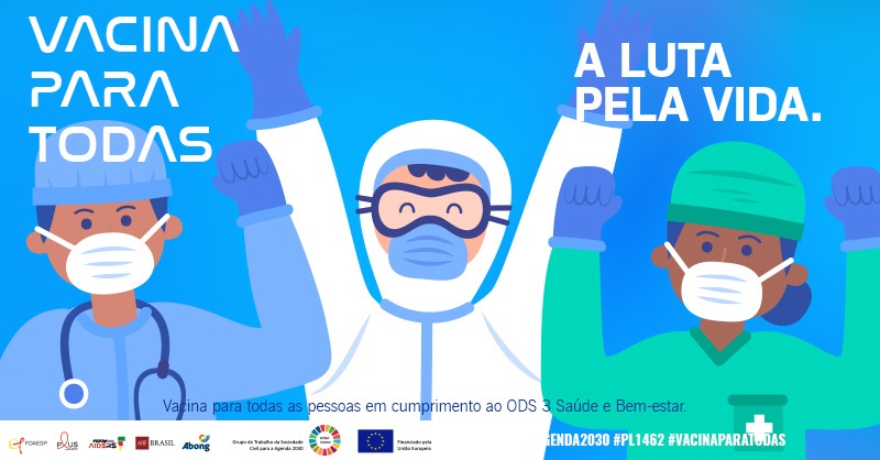 foaesp's tweet photo. Atualmente, vacinas nos protegem contra cerca de 20 doenças, salvando a vida de até 3 milhões de pessoas todos os anos. Em https://t.co/FeMC19at5m vc se engaja, envia e-mail a parlamentares e pede a aprovação do #PL1462.
#Agenda2030 #NaoDeixeNinguemParaTras #pl1462vacinaparatodos https://t.co/Yt89ghsvVX