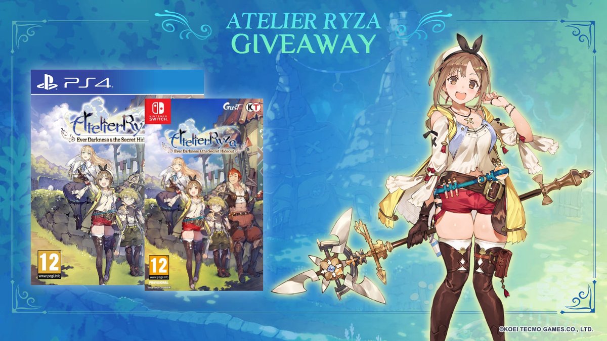 We have managed to uncover some physical copies of #AtelierRyza, and we are going to give 3 lucky winners a chance to get their hands on them.👀

To #win a copy, follow <a href="/koeitecmoeurope/">KOEI TECMO EUROPE</a> and Like &amp; RT this post. 

Winners of the #giveaway will be selected on March 26th. #KTFamily