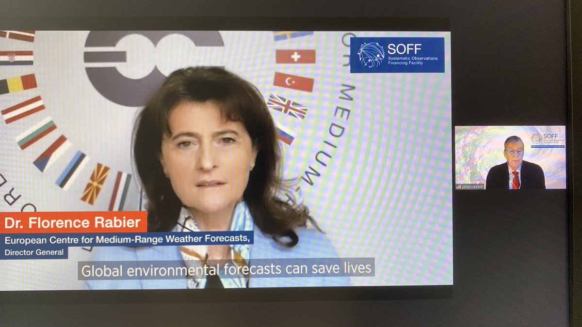 fabio_venuti's tweet photo. The Director General of ECMWF addresses the First SOFF Funders Forum to support the creation of the Systematic Observations Financing Facility. SOFF will help to improve the generation and exchange of weather observation data. https://t.co/fXM7Ios9wc ⁦@ECMWF⁩ https://t.co/18syY6H6DL