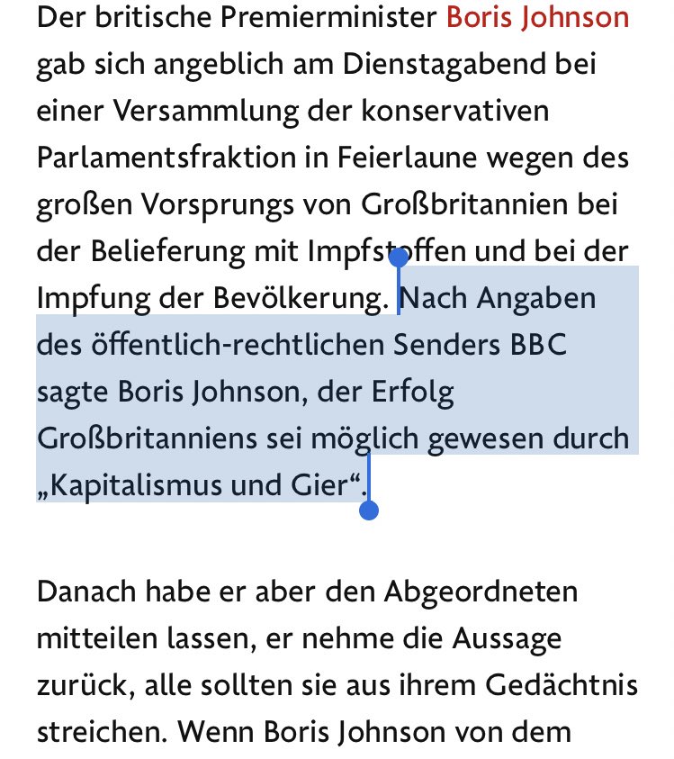 Wenn der Freie Markt reinkickt