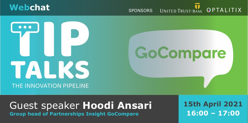 UnitedTrustBank's tweet photo. The second #TipTalks - Data Driven Sales- is on the 15th April! Register now and join our expert panel including @BusterTolfree, Jonathan Shapiro & special guest Hoodi Ansari from @Gocompare . https://t.co/JQ7x4h29KH
@UnitedTrustBank @optalitix https://t.co/ajUrcumTZ0