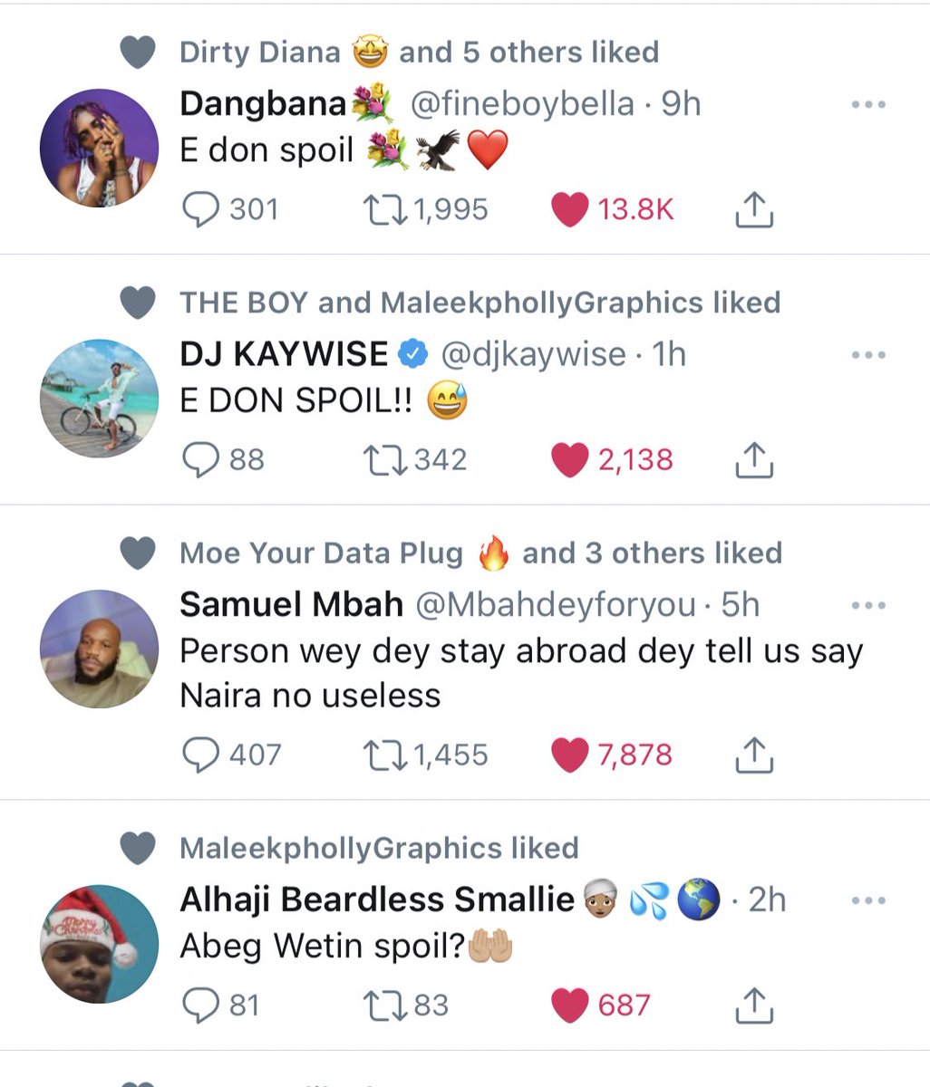Abeg Wetin spoil?? E don spoil just dey everywhere this noon 🧐🧐