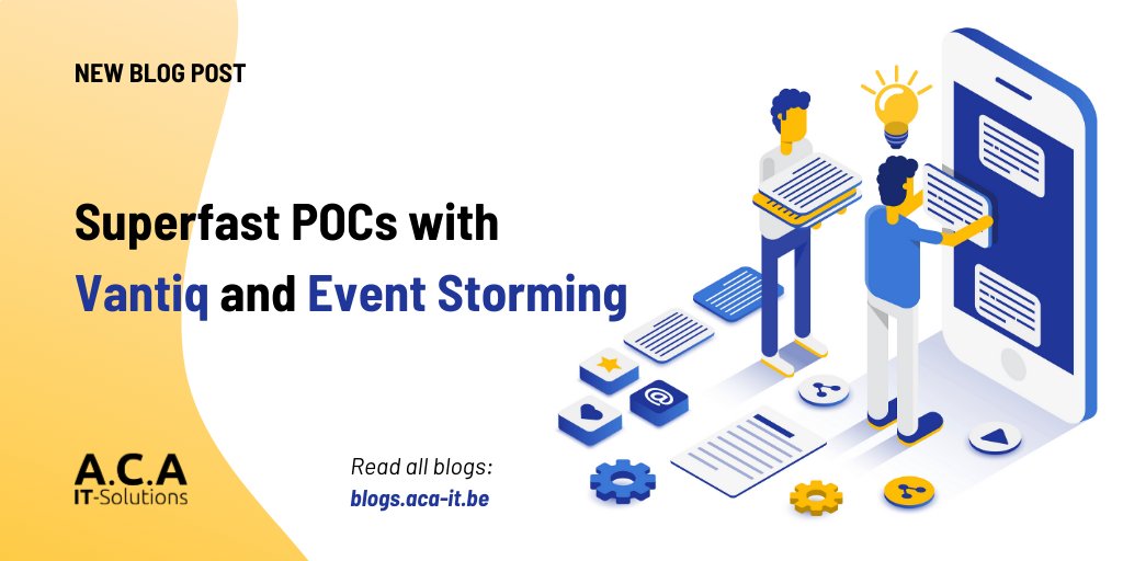 acagroup_be's tweet photo. Hoe sneller je een proof-of-concept (POC) kan uitwerken, hoe sneller je leert wat werkt en wat niet. Met het @Vantiq platform en de Event Storming techniek kan je ⚡️ supersnel POCs uitwerken. Hoe precies lees je hier! ➡️ https://t.co/YsHTNJDTet
#vantiq #EventStorming #blogpost https://t.co/AeP3Ax2KF3