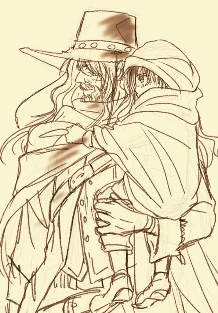 8話を描き描きしている間に描いたラフたち?
今夜は表紙仕上げとセリフのチェック_φ?もう既に描き直したいとこが出てきたけど、これはまた完結した時の将来の自分への宿題じゃ?