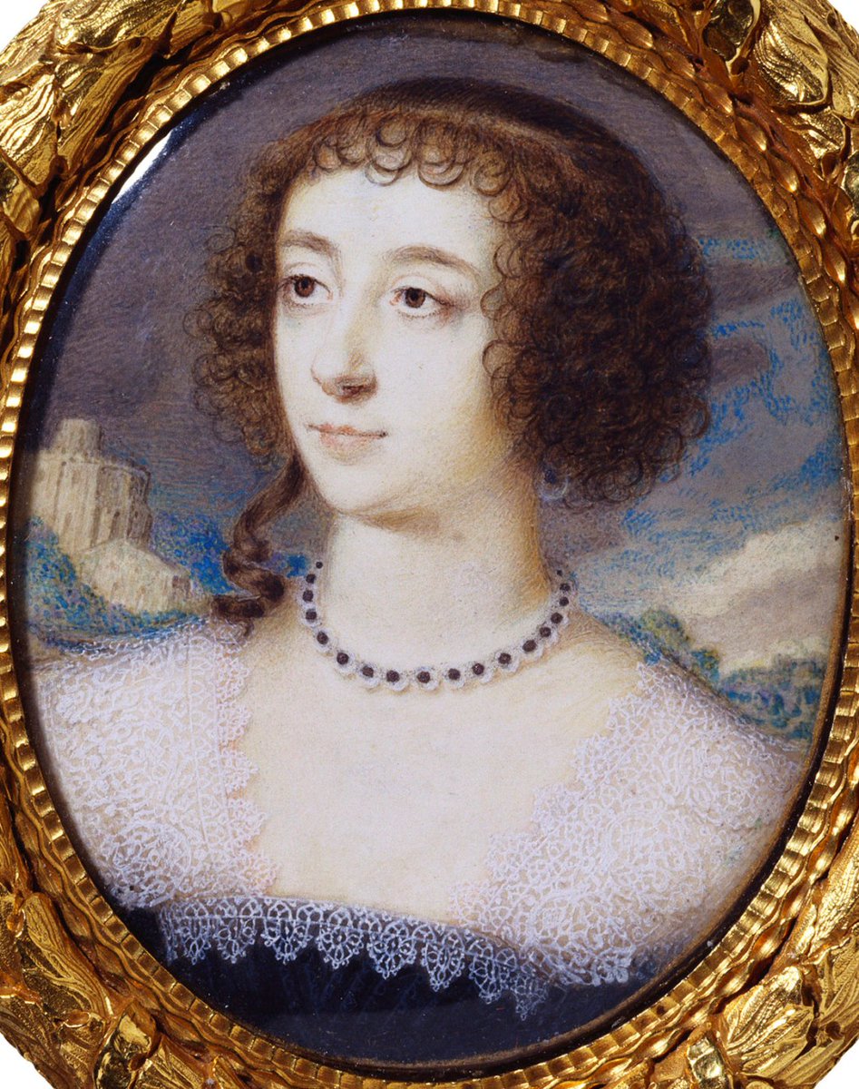 OldPortraiture's tweet photo. Baptised #OnThisDay in 1611: Anglo-French painter #DaviddesGranges (1611-1672)
Portrait of #HenriettaMariaofFrance (1609-69), ca. 1635
#DesGranges #EnglishArt https://t.co/RQIJX7VeYb