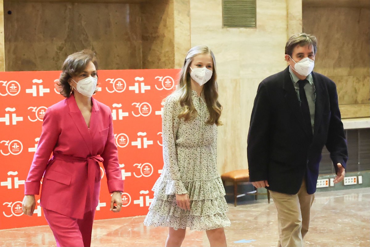 CasaReal's tweet photo. La Princesa de Asturias, en el @InstCervantes para celebrar el XXX aniversario de la institución cultural https://t.co/8wV2NTwFBr https://t.co/pHTr3dUjEs