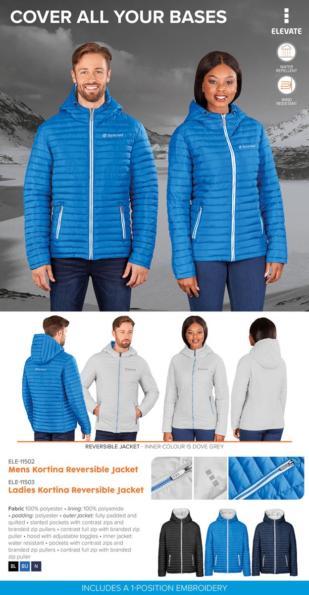 Winter warmers - Branded corporate CLOTHING is a key aspect of marketing your company and creating awareness of your brand. The Corporate Clothing and Gifts in our range are all functional items that will appeal to your company's customers, business partners and employees