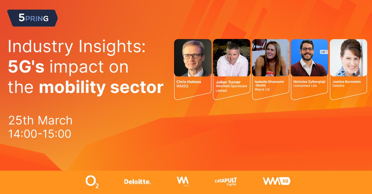 unmanned_life's tweet photo. Busy day for #UnmannedLife, Our CEO @niczyl will be talking about the role of #5G in the future of Transport at @5PRING_WM'S #5Gfeast alongside an incredible panel
https://t.co/vkXj6ayhgC
@WayraUK @DigiCatapult @O2 @DeloitteUK @WestMids5G #5Gdrones #5GMobility #UKTech #AI https://t.co/H5BKfTnKDZ