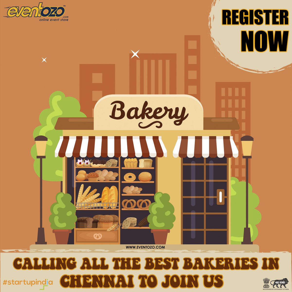 Biz_on_eventozo's tweet photo. Calling all the best bakeries in Chennai to join us
Register Now: https://t.co/40FQnGDLul
#bakeries #bakery #baking #bakedwithlove #bakersofinstagram #cake #paymentmadefaster #cakestagram #eventmadeeasy #eventozo https://t.co/6hB90wRfgE
