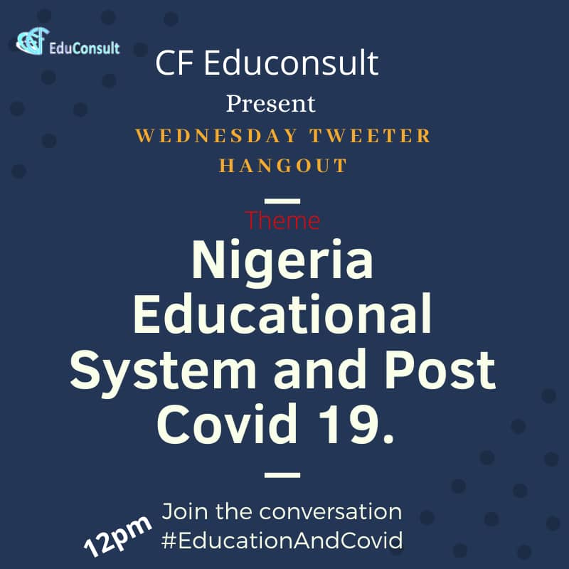 ClaraTobias5's tweet photo. @CfEduconsult  @waecnigeria @unicef @UNESCO @nedumblaze
the post covid19 pandemic provided an opportunity for education to consider new strategies to teach targeted concept
#EducationAndCovid https://t.co/kCW6Ewnwxx