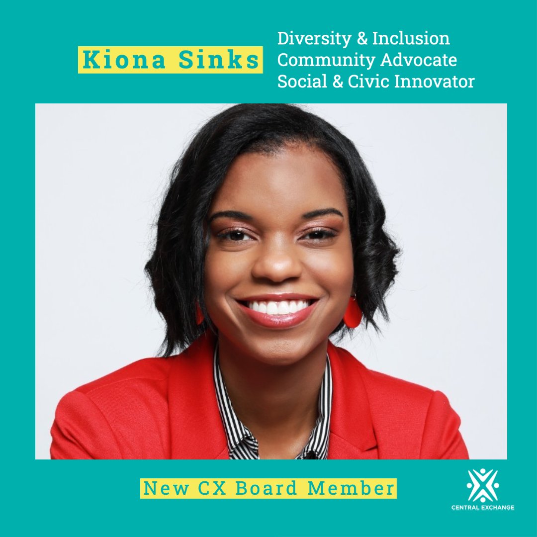 New to the CX board this year is KC community innovator and leader Kiona Sinks! ✨
We are grateful for Kiona's service on our board, and her commitment to the CX mission. 

#centralexchange
