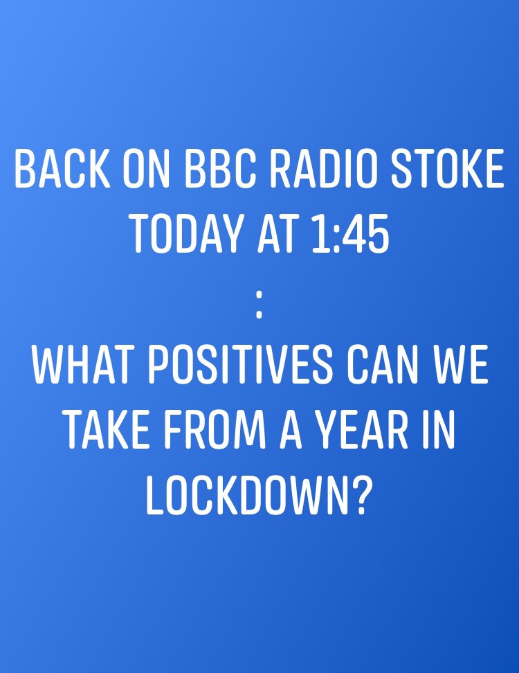 Lifecyclecoach's tweet photo. Yes, we all know the negatives of living in lockdown......there are many.....but what about the positives? @BBCRadioStoke #mentalhealth #positivepsychology https://t.co/CS5Tpwvw4a