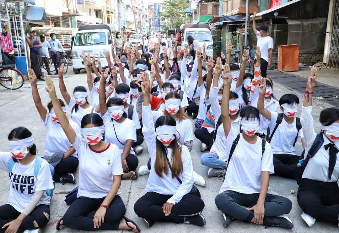 PiggySu5's tweet photo. #Today
#SilenceStrike 

#WhatHappeningInMyanmar 
#BurmaSilenceStrike2021 
#March24Coup https://t.co/ARXULEPCIv