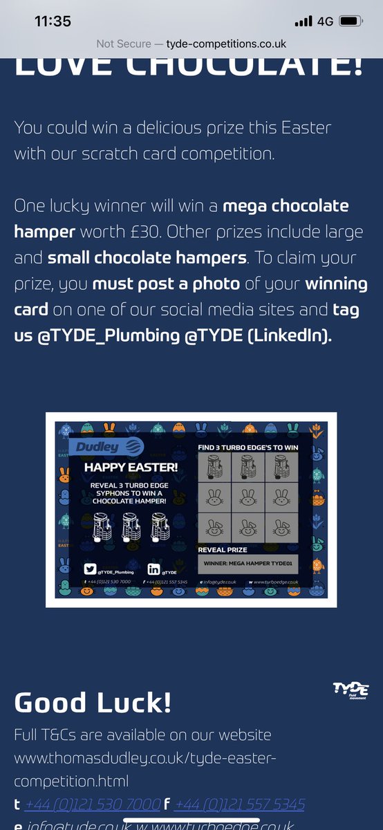 ThePlumbersShop's tweet photo. @TYDE_Plumbing unless it’s an ‘illusion’ I think we will be flush for chocolate this Easter. https://t.co/tKvFU9Ly7a