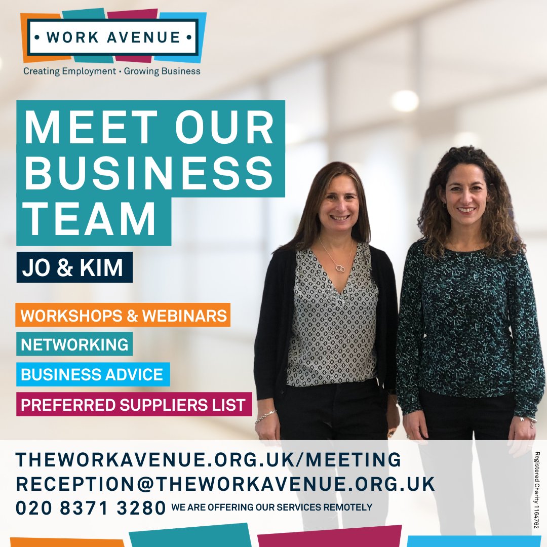 theworkavenue's tweet photo. **FREE BUSINESS ADVICE MEETINGS**

Always dreamed of starting your own business? Looking for support with your existing business? 

Book your meeting now at -https://t.co/mnmqcMZwDA
or call Talia on 020 8371 3280

#businessadvice #business #buildyourbusiness #businessowner https://t.co/BuG4ij0CJJ
