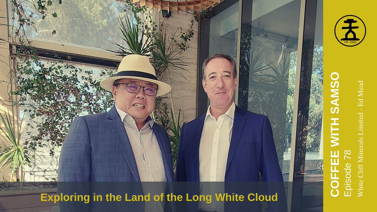 Samso_Insights's tweet photo. The latest #coffeewithsamso is with #edmead from $WCN. Talking about the prospective #newzealand projects. A #highgrade potential with a non-JORC resource. Great smoke for future exploration. #asx #asxnews #asxinvestors #asxsmallcapes #gold https://t.co/FLjA5u4ytk