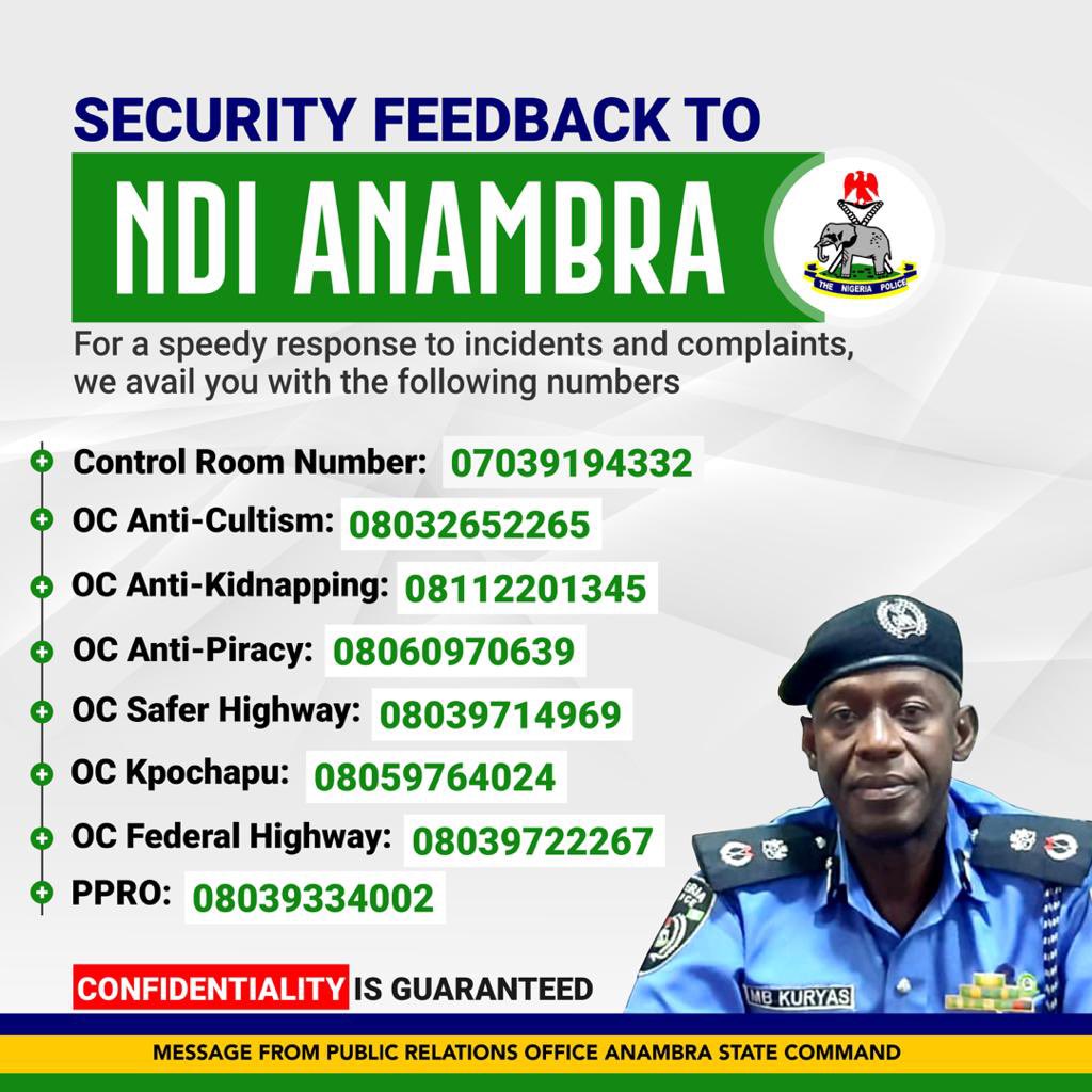 Anambra State Police Command tweet media