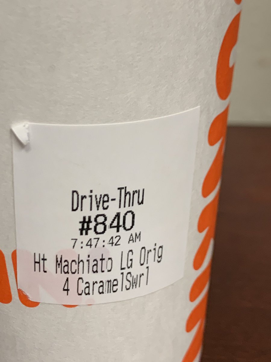 BeaverPro12's tweet photo. @dunkindonuts is it really that hard to put caramel in a Caramel Macchiato? 2nd time this week @DunkinTampaBay https://t.co/7Mga7MWJPD