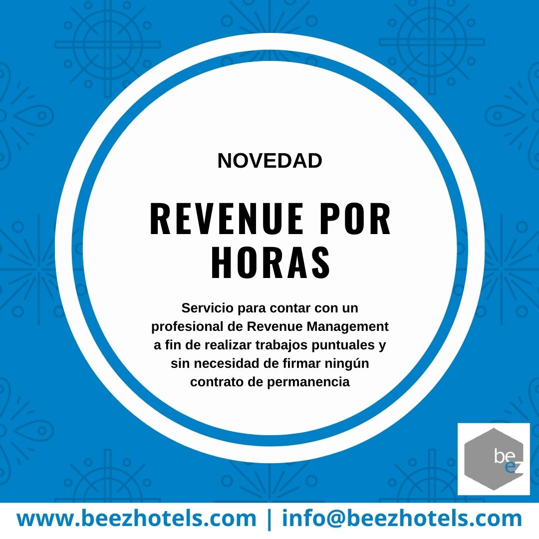 beezhotels's tweet photo. 🔴 ¡Novedad! Os mostramos nuestro nuevo servicio de #revenue por horas. Cuenta con un profesional de #RevenueManagement para realizar trabajos puntuales y optimizar los recursos de tu alojamiento turístico 📈 ¡Contacta con nosotros para pedir más información! 👇 https://t.co/GOqiuAdt6E