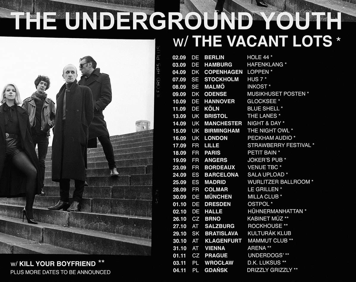 Hey #Killers
we are very excited to announce our new tour with <a href="/The_UY/">TheUndergroundYouth</a>
We hope this pandemic period ends so that we can be on the road again and meet you all.

More info: elborrachobookings.com

@BookingsEl <a href="/S9Recordings/">Sister 9 Recordings</a> <a href="/littlecloudrec1/">Little Cloud Records</a> @Shyrec_Label <a href="/DepthsR/">Depths Records</a>
