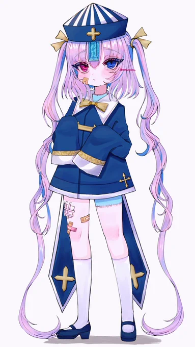 髪の長いにゅいにゅいちゃん 