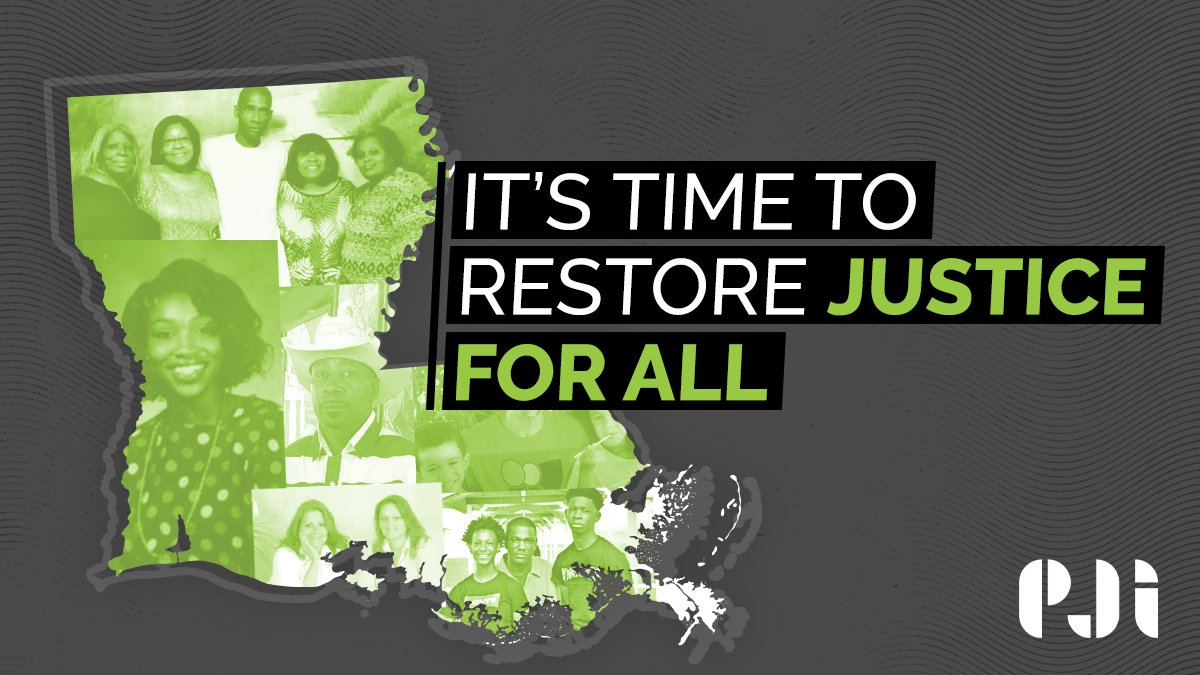 Right now, there are 1,500+ Louisianans serving time in prison due to a non-unanimous jury conviction. Together, we can #EndJimCrowJuries & begin to heal the wounds left by generations of this systemically racist practice. #JusticeNotJimCrow