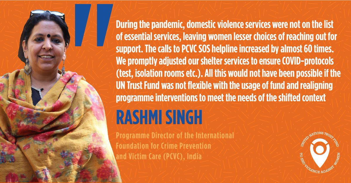 One of few centers that remains open for survivors of #VAWG incl. the most marginalized, <a href="/pcvc2000/">PCVC</a> has continued to provide essential services for burn victims in #India where many hospitals turn them away due to #COVID19. Rashmi Singh discusses during #UNTFxCSW65 event now!