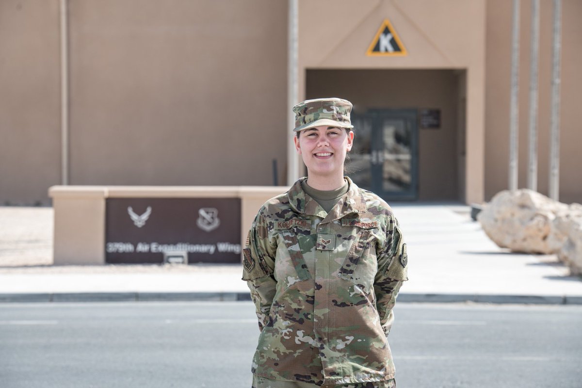 grandslamwing's tweet photo. Time to start our Shared Experiences series!

#TeamAUAB Command Post controller and 
#FirstTimeDeployer Senior Airman Daniele Kolletzki.

Learn more about her story by following the link below!
https://t.co/C8FEhfx0oU 

Pt. 2 #LastTimeDeployer - this Friday! 

#GrandSlamWing https://t.co/WY5e8g8gXv