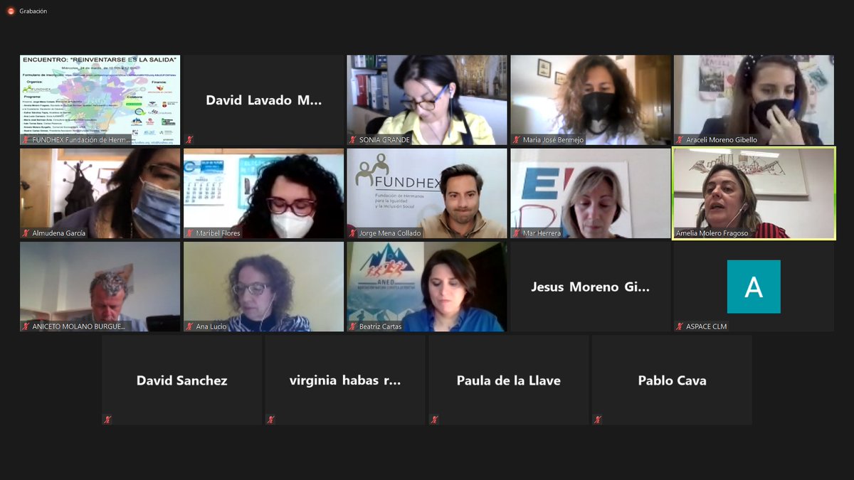 FUNDHEX's tweet photo. CELEBRADO EL ENCUENTRO: REINVENTARSE ES LA SALIDA, ORGANIZADO POR FUNDHEX EN EL MARCO DEL CONVENIO CON LA DIPUTACIÓN DE CÁCERES.

¡Gracias por formar parte a todas las entidades participantes!
@DiputacionCC https://t.co/LLKloEMYMj