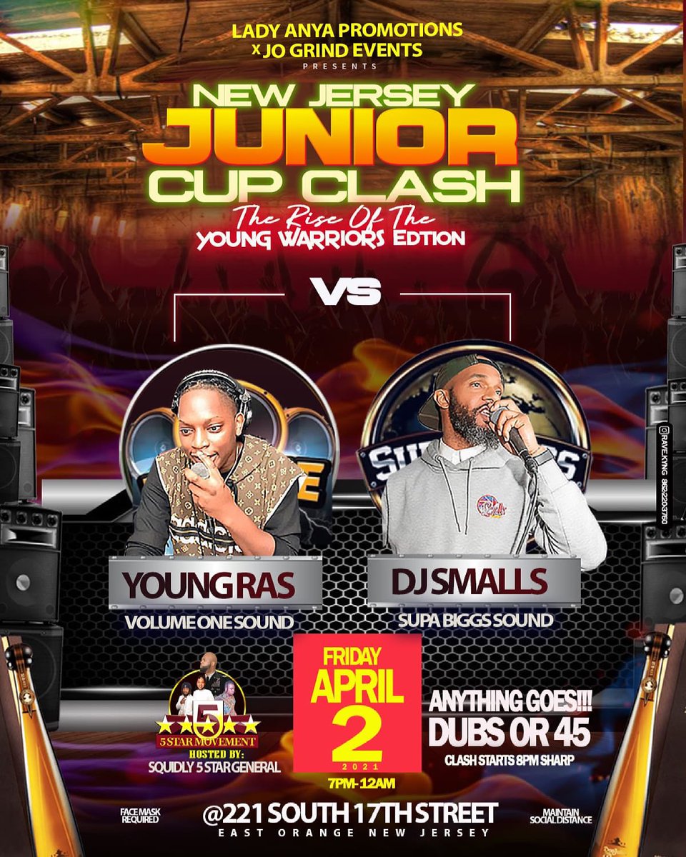 Ladyanya7's tweet photo. IN 9 DAYS WE WILL SEE WHAT THESE GENNAS CAPABLE OF DELIVERING ⭐️SUPA BIGGZ VS VOLUME ONE ⭐️ESSEX COUNTY VS MERCY COUNTY ⭐️DJSMALLS VS YOUNG RASS ⭐️#RISEOFTHEYOUNGWARRIORS #ladyanyapromotions #jogrindevents ANYTHING GOES HOSTED BY THE GENERAL @squidly5star FRIDAY APRIL 2nd 7pm‼️ https://t.co/qoD5WzjrGT