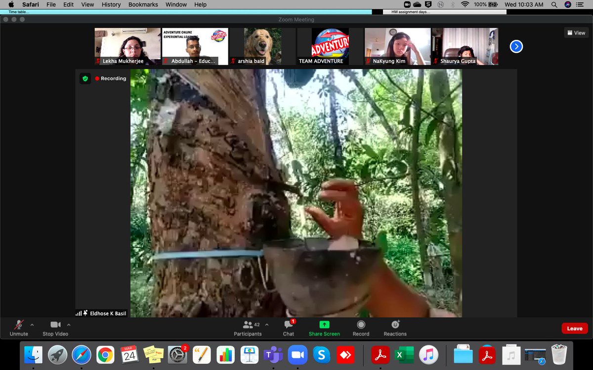 When the water encounters a rock, it finds a way around it. The virtual camps took off with a bang this morning and grade 6 #pathwaysnoida rocked as they visited Kerala.