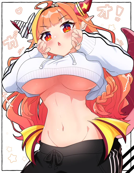 ショートパーカー会長?
#みかじ絵 