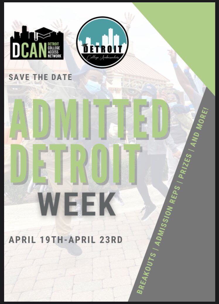 Are you a BCHS senior admitted to several MI schools for next year? Get ready for Senior Admitted Days this April! Join sessions on next steps for enrollment at specific schools! Head here to get registered now: docs.google.com/forms/d/e/1FAI… #DPSCDproud #DCAN