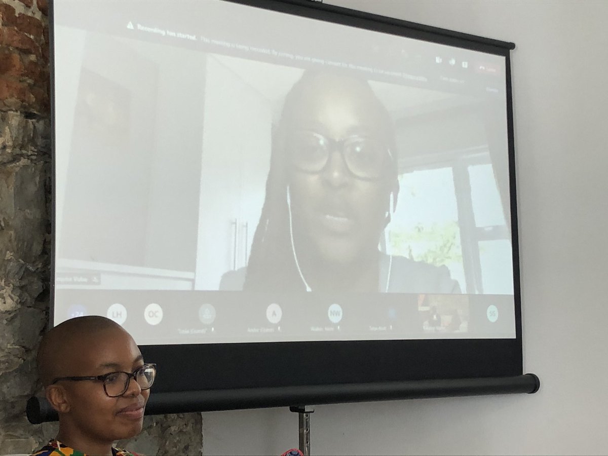 smesserschmidt's tweet photo. Ms @Sonqoba_Vuba adds that SMMEs can give shoots of optimism though government needs to act and investments are necessary. Service delivery needs to work. Skills availability in SA challenge. #CreativeExchanges https://t.co/PtrsvASqNm