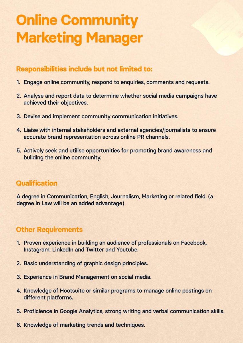 LawPavilion's tweet photo. #WeAreHiring #JobOpportunity https://t.co/8fSdkzR0JU