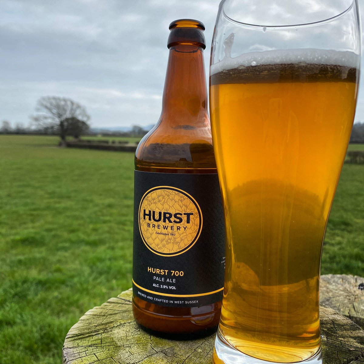 HurstBrewery's tweet photo. HURST sunshine on a cloudy day ☀️700 beautifully conditioned fresh and bottled.

It hasn’t happened much lately, but all our range is cask ready.

Order online for safe, contactless delivery.

#freshale #localdelivery #caskale #beerdelivery #freelocaldelivery #sussexbrewery https://t.co/qL2WreHjpK