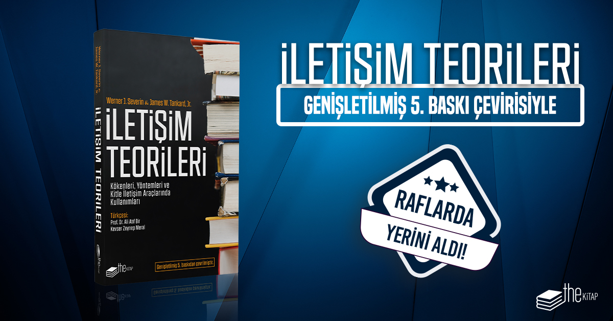 Werner J. Severin ve James W. Tankard, Jr.'den
"İletişim Teorileri" kitabı genişletilmiş özel baskısı ile raflarda yerini aldı.

👇
kitapora.com/urun/iletisim-…

#İletişimTeorileri #Kitap #YeniKitap #İletişim  #Medya #KitapTavsiyesi