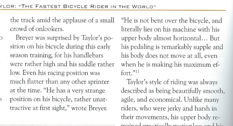 #OTD March 24, 1901 - On his first trip to Europe, Major Taylor trains on the Parc des Princes track in Paris, despite icy weather. #honorMajorTaylor
"He has a very strange position on his bicycle ... But his pedaling is remarkably supple."