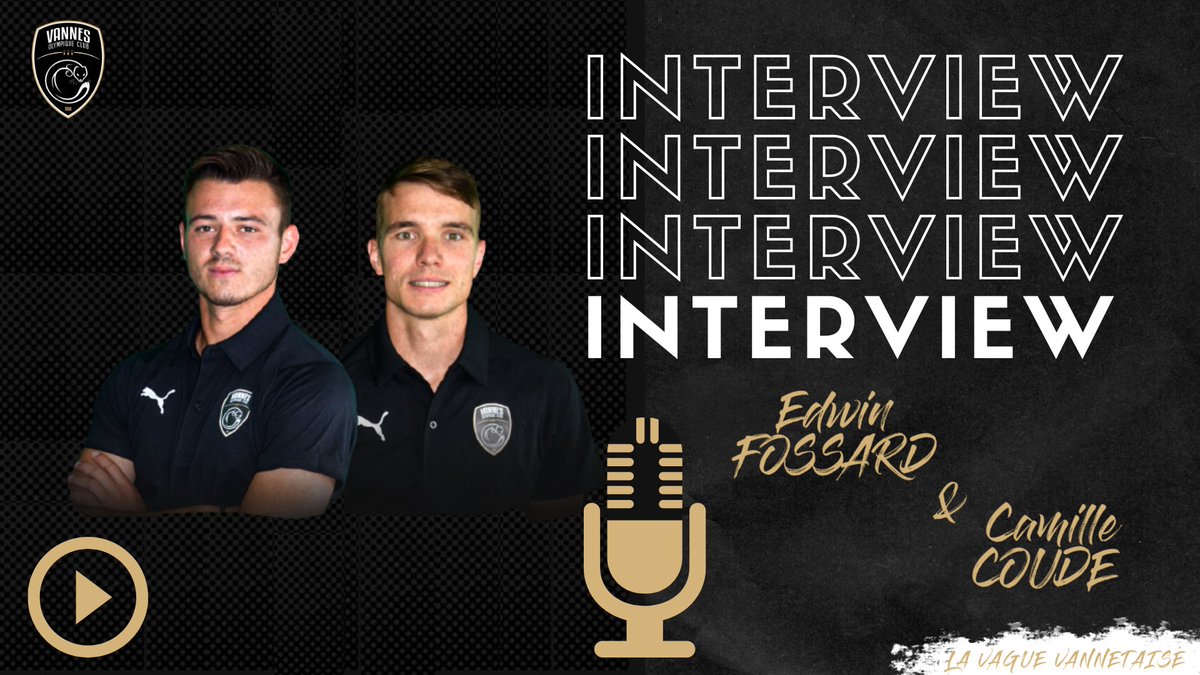 VOC_officiel's tweet photo. 🎙✔️ #VOCTV : Edwin FOSSARD & Camille COUDÉ se présentent
Discrets lors de leur arrivée au club, Edwin et Camille ont intégré le staff de Pierre-Alexandre LELIÈVRE depuis le début de saison.
Le point sur leurs fonctions au club 👉🏻 https://t.co/YgPXGNIzgN
#TeamVOC ⚫️⚪️ https://t.co/KBe6zYZm3c