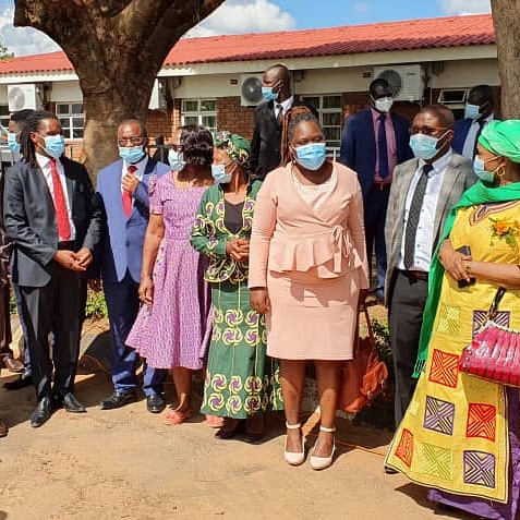 Opposition Leaders in Victoria Falls for the 2nd Launch of Covid19 Vaccine by <a href="/edmnangagwa/">President of Zimbabwe</a> 

<a href="/DMwonzora/">Sen Douglas Mwonzora</a> <a href="/lilomatic/">Linda Tsungirirai Masarira</a>