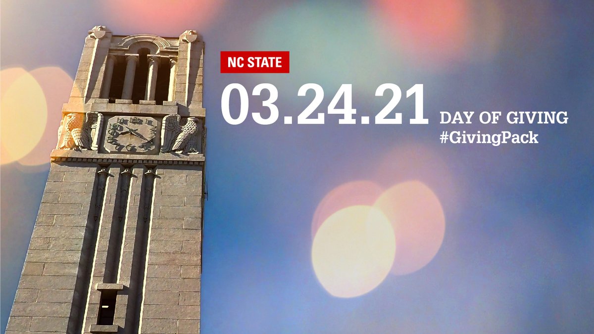 NCStateChem's tweet photo. Attention #GivingPack first-timers! One donor making their very first gift to @NCState between 12 & 1 p.m. will be chosen at random to win an extra $1,000 for the program/fund they support.
To donate go to https://t.co/5jAntNIGCp
#ncstatechempack
@NCStateChemGSA @NCStateAlumni https://t.co/KkjjFAukpY