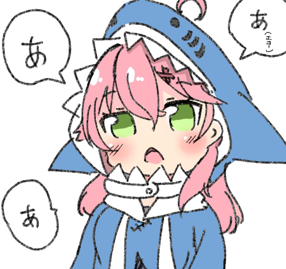 #見た人も無言でピンク髪美少女貼れ 