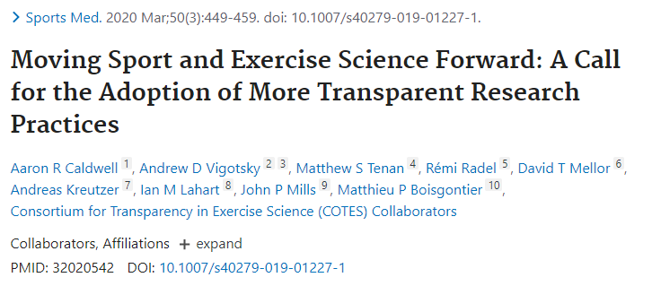 SEES_Initiative's tweet photo. Do you have more ideas? How could we improve this issue?

We would like to thank the COTES team and the article authors (@avigotsky) for this discussion!🤗

DOI: 10.1007/s40279-019-01227-1

#AcademicChatter #AcademicTwitter https://t.co/4bLgnPIpxA