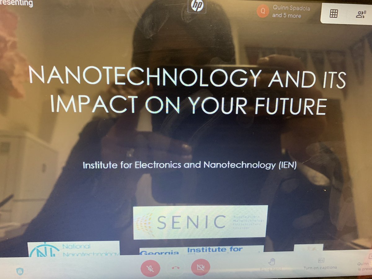 AbramsBianca's tweet photo. @EXCELAcademyHCS Happening Now..... Partnership in action...Ms Leslie O’Neill from the Georgia Institute of Technology sharing how Nanotechnology and its impact on our future. Thank you Ms. Pritchett for utilizing your network to engage our students. https://t.co/5dyvC5rlKq