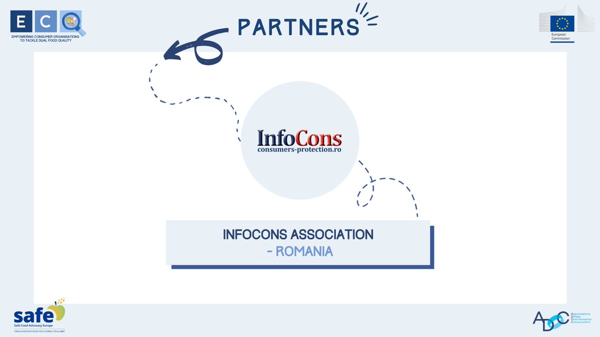 fightdualfood's tweet photo. 👉 @InfoCons is a 🇷🇴 consumer organization founded in 2003 with the aim of protecting the rights of consumers and raising awareness among consumers.
✊Together with partners, we strive to #FightDualFood across 🇪🇺.
🤓Learn more: https://t.co/9Hgay7KqA2 https://t.co/SZNX7IAlJI